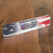 Porte-nom Pour Bureau 82e division aéroportée (Taille)