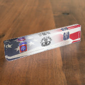 Porte-nom Pour Bureau 82e Division aéroportée Jumpmaster (Taille)