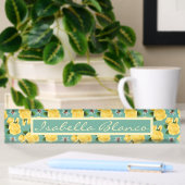 Porte-nom Pour Bureau Abeilles Et Roses