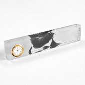 Porte-nom Pour Bureau Abraham Lincoln Portrait