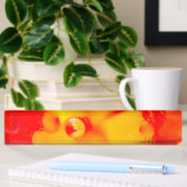 Porte-nom Pour Bureau Abréviation rouge