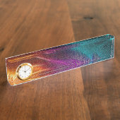 Porte-nom Pour Bureau Abstrait (Taille)