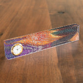 Porte-nom Pour Bureau Abstrait (Taille)