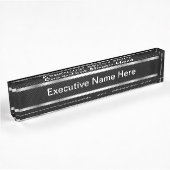 Porte-nom Pour Bureau Accessoire de bureau de nom professionnel