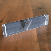 Porte-nom Pour Bureau Action de surf (Taille)