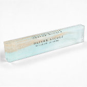 Porte-nom Pour Bureau Agate Crystal Designer d'intérieur