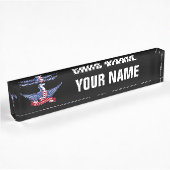 Porte-nom Pour Bureau aigle américain