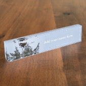 Porte-nom Pour Bureau Aigle de Bald (Taille)