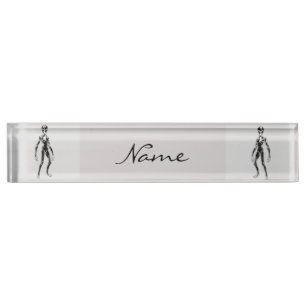 Porte-nom Pour Bureau Alien UFO Thunder_Cove