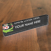 Porte-nom Pour Bureau Alligator en amour (Taille)