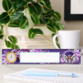 Porte-nom Pour Bureau Âme violette