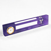 Porte-nom Pour Bureau Âme violette