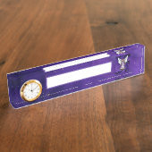 Porte-nom Pour Bureau Âme violette (Taille)