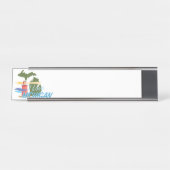 Porte-nom Pour Bureau Amour Michigan (Devant)