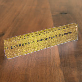 Porte-nom Pour Bureau Amusante plaque signalétique du bureau d'entrepris (Taille)