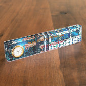 Porte-nom Pour Bureau Analyste scientifique de données (Taille)