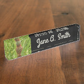 Porte-nom Pour Bureau Ananas sauvage Fruit tropical dans la nature (Taille)