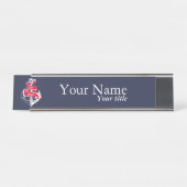 Porte-nom Pour Bureau Ancre (Devant)