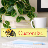 Porte-nom Pour Bureau Angry Bee Thunder_Cove
