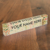 Porte-nom Pour Bureau Animal Antique Cheval Oiseau Deer Rabbit (Taille)