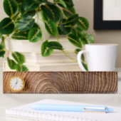 Porte-nom Pour Bureau Anneaux d'arbre