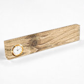 Porte-nom Pour Bureau Anneaux d'arbre 3