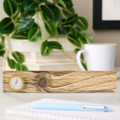 Porte-nom Pour Bureau Anneaux d'arbre 3