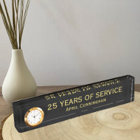 Années de service Employé Prix Bureau Nom Plate