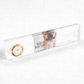 Porte-nom Pour Bureau anniversaire frenchie