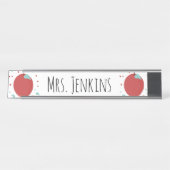 Porte-nom Pour Bureau Apple Kindergarten Enseignants Nom Bureau Nom Plaq (Devant)
