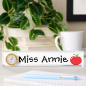 Porte-nom Pour Bureau Apple pour le professeur