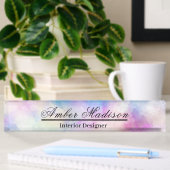Porte-nom Pour Bureau Aquarelle