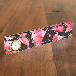 Porte-nom Pour Bureau Aquarelle 2