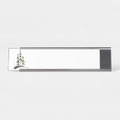 Porte-nom Pour Bureau Arbres forestiers (Devant)