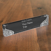 Porte-nom Pour Bureau ARCHITECTURE DE RENAISSANCE, Architecture, Blanc N (Taille)