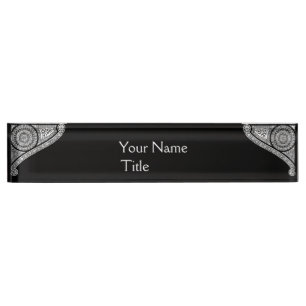 Porte-nom Pour Bureau ARCHITECTURE DE RENAISSANCE, Architecture, Blanc N