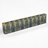 Porte-nom Pour Bureau Architecture Déco La Nuit