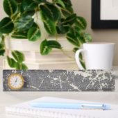 Porte-nom Pour Bureau Ardoise, pierre, granit