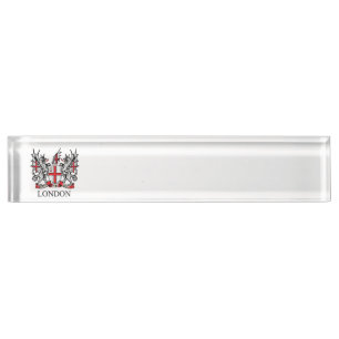 Porte-nom Pour Bureau Armoiries de Londres