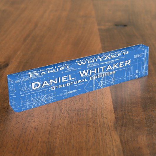 Porte-nom Pour Bureau Arrière - plan de modèle (Taille)