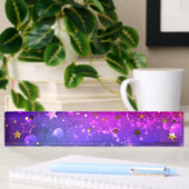 Porte-nom Pour Bureau Arrière - plan rose brillant