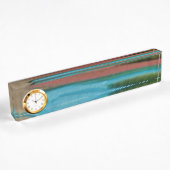 Porte-nom Pour Bureau Art abstrait Sierra Sunrise