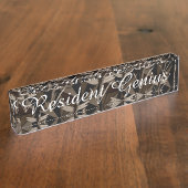 Porte-nom Pour Bureau Art de libellule (Taille)