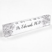 Porte-nom Pour Bureau Art floral