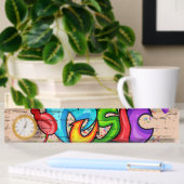 Porte-nom Pour Bureau Art urbain 10.
