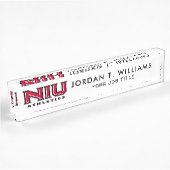 Porte-nom Pour Bureau Athlétisme NIU