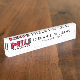Porte-nom Pour Bureau Athlétisme NIU