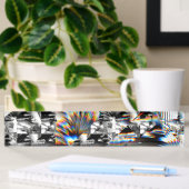 Porte-nom Pour Bureau Attaque arc-en-ciel
