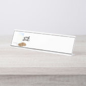 Porte-nom Pour Bureau Attaque Snack (Devant)