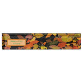 PORTE-NOM POUR BUREAU AUTOMNE LES FEUILLES FLOTTANT SUR L'ÉTANG (Devant)